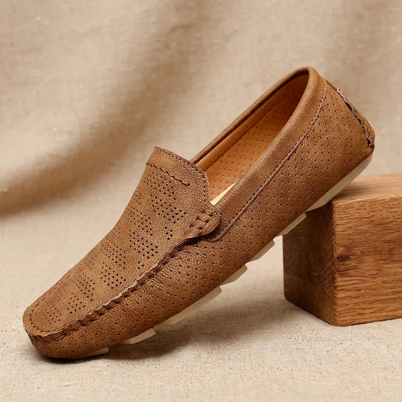 Santorini Leather Loafers