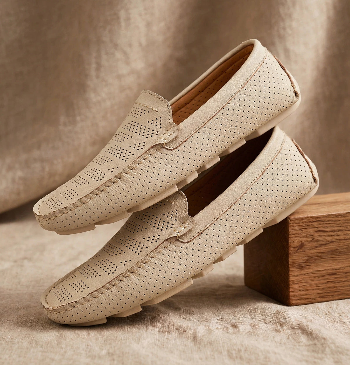 Santorini Leather Loafers