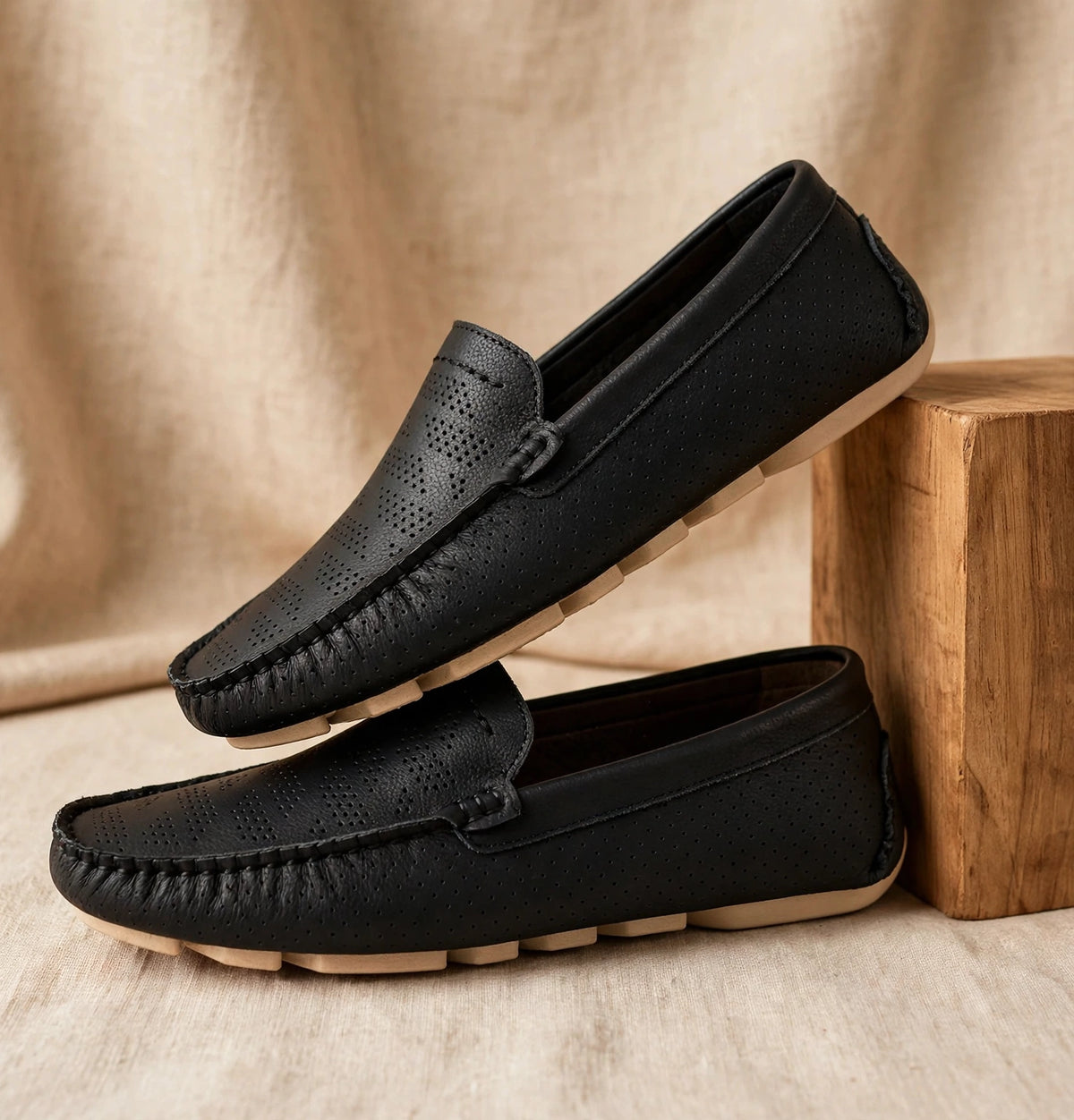 Santorini Leather Loafers